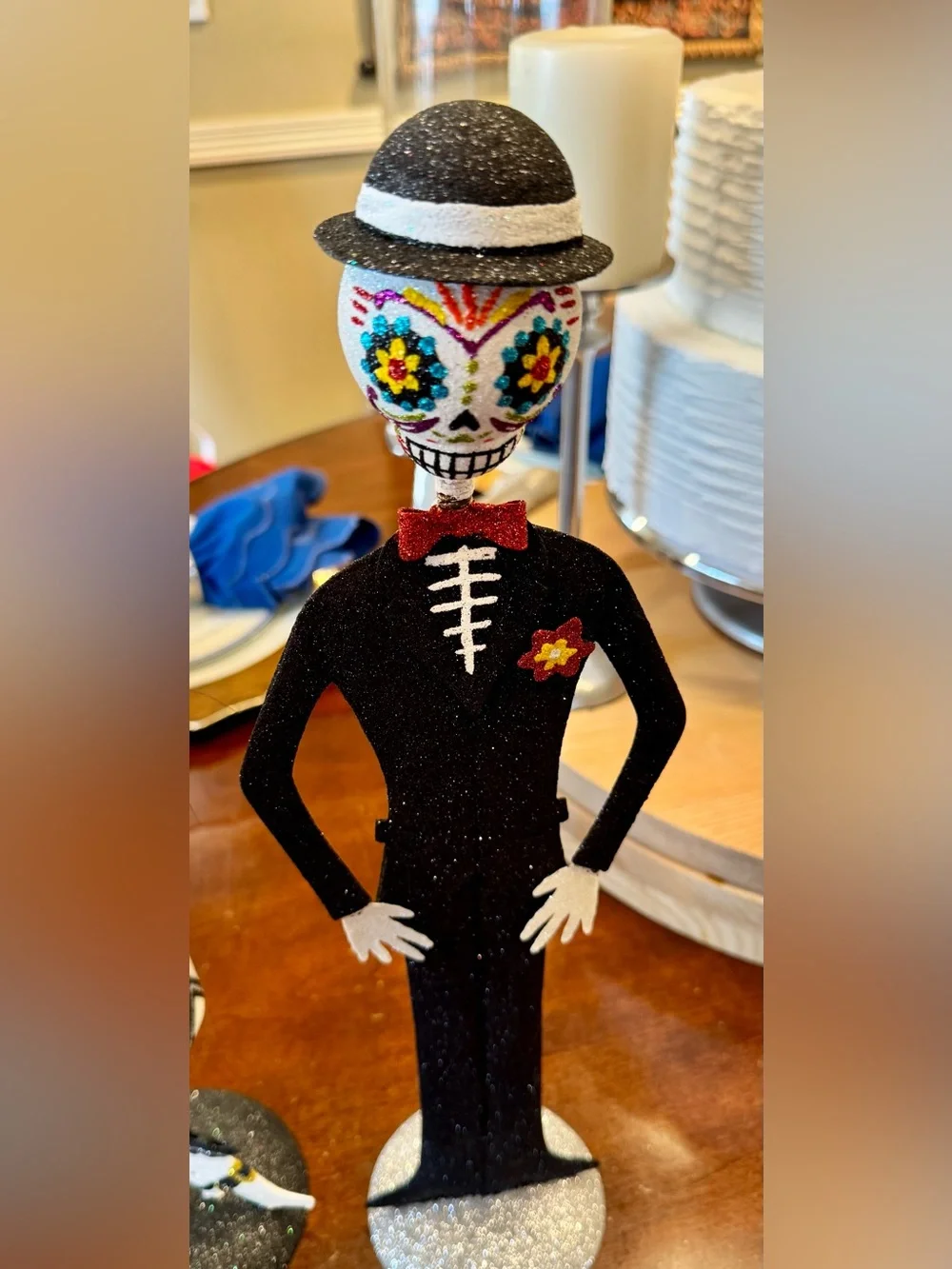 Bride & Groom Day of the Dead Figurine Set #DiaDeLosMuertos